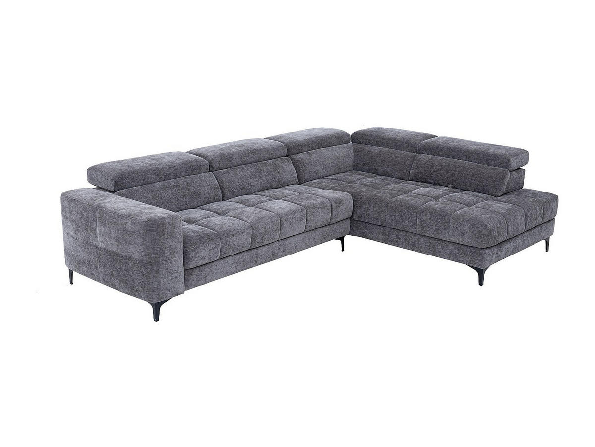 ECKRELAXSOFA elektrisch - Ecke rechts - mit ausziehbarer Sitzfläche - Stoff - Anthrazit - MONISO - Anthrazit, Textil (298/211.5cm) - Vente-Unique