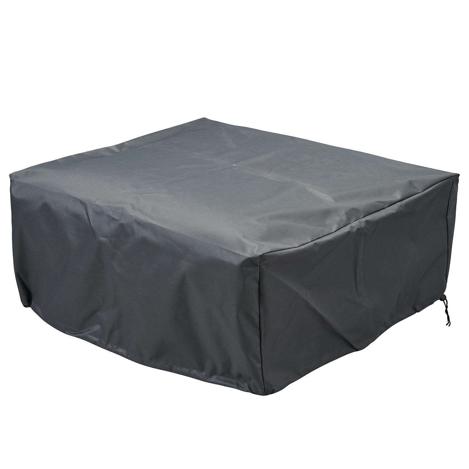 SCHUTZHÜLLE FÜR OUTDOOR-ECKSOFA - Schwarz - Kunstfaser - 248 x 68 x 248 cm - Schwarz, Textil (248/68/248cm) - home24