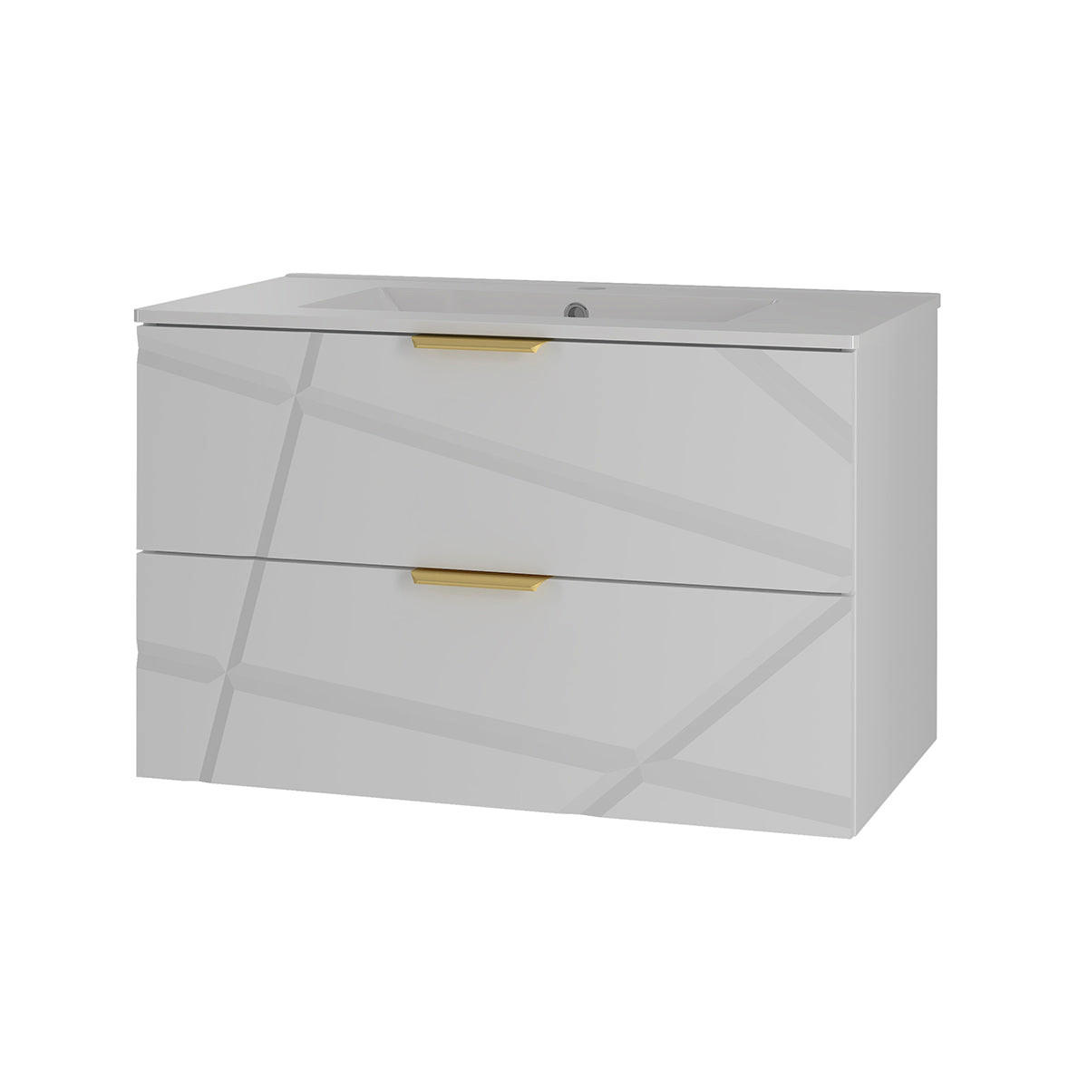 UMIVALNIK 80cm Aurora Bela - bela, leseni material (80/50/45.8cm) - Petits-meubles