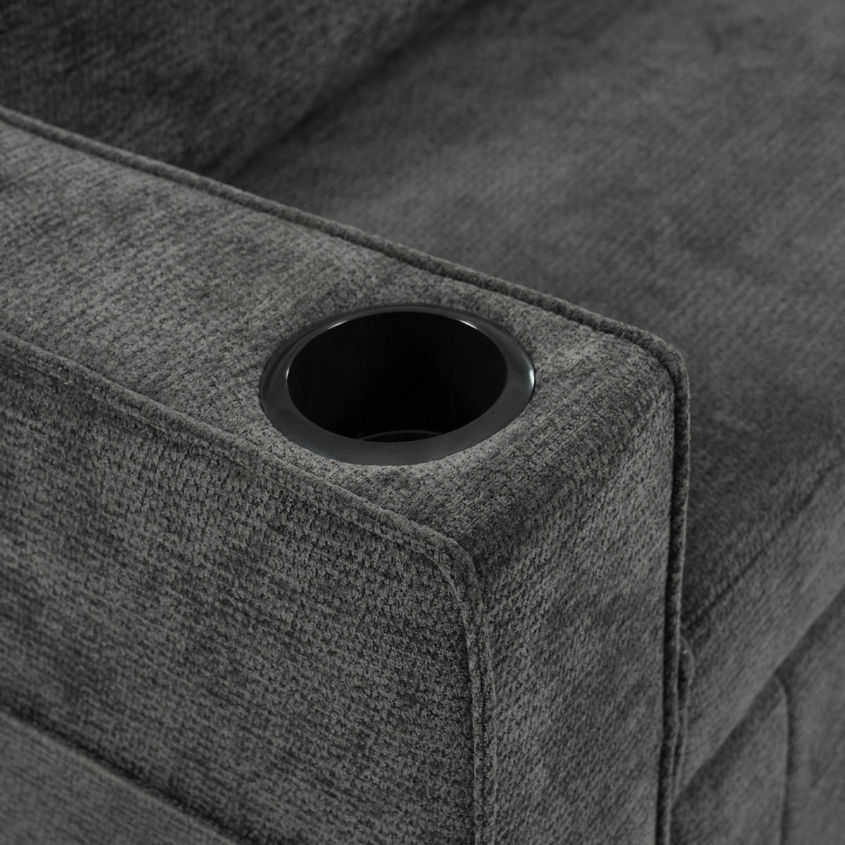 SCHLAFSOFA mit Schlaffunktion 140 x 137 cm Chenille Gray - Grau, Metall (137/84/140cm) - Meubliv