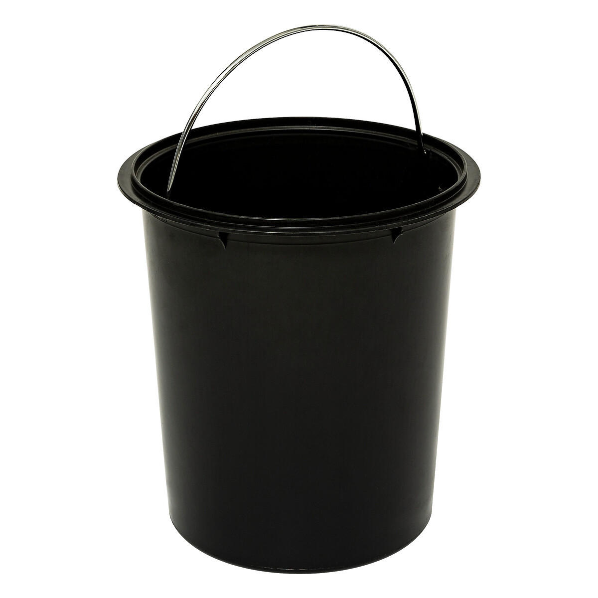 MÜLLEIMER für das Badezimmer Onyx 5 l 27,2/20,5/28,2 cm - Grau, Metall (20.5/28.2/27.2cm) - 5five Simply Smart