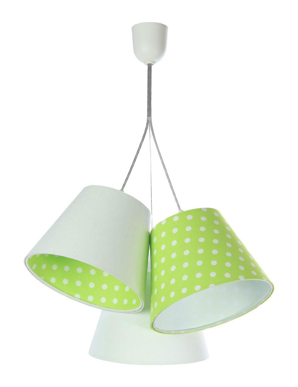 HÄNGELEUCHTE Grün 26/19 cm - Weiß/Grün, Kunststoff (26/0.8/19cm) - ONZENO