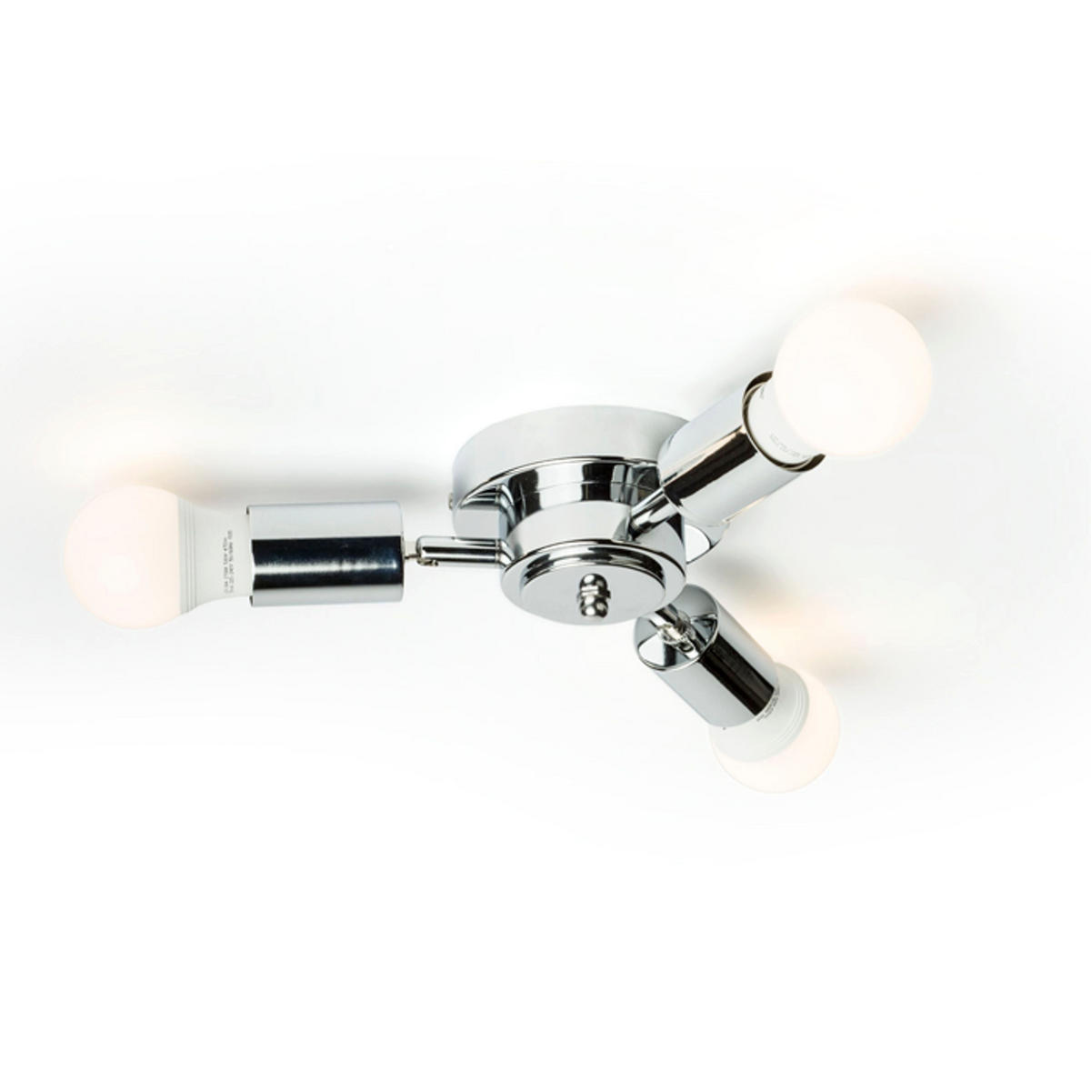 LEUCHTE POSTE Chrom 45 W - Chromfarben, Metall (31/31/7cm) - Rendl