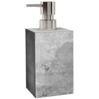 SEIFENSPENDER Beton - Grau, Kunststoff (7/15/7cm) - Sanilo