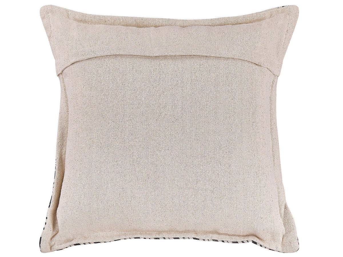 DEKOKISSEN 2er-Set Beige 45/45 cm Hentepe - Beige, Naturmaterialien/Textil (45/45cm) - Beliani