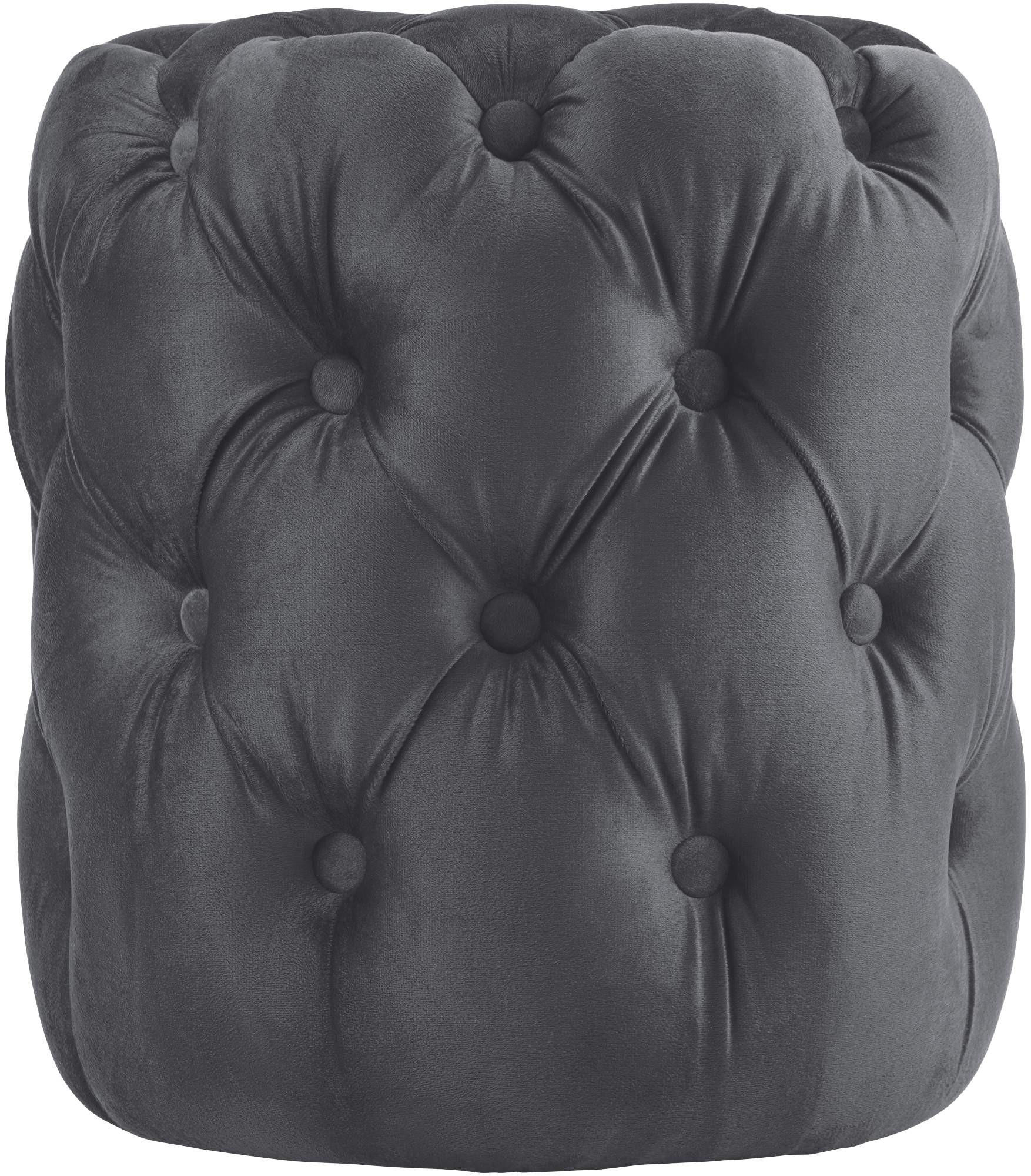 Deluke Sitzhocker Dunkelgrau 42x46x42 cm