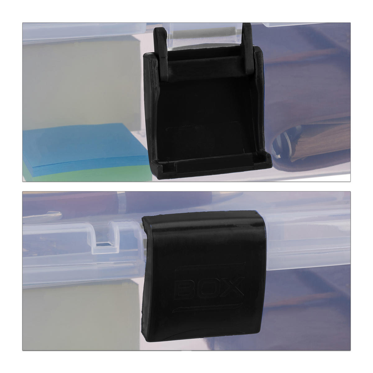 AUFBEWAHRUNGSBOX - Transparent, Kunststoff (33/14.5/19cm) - Relaxdays