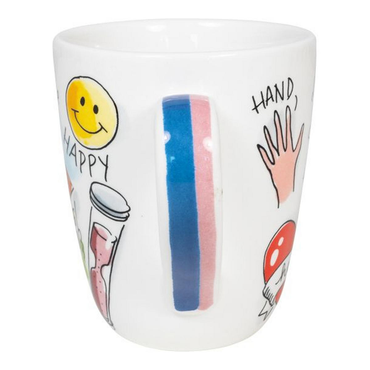 BECHER Liebesbrief H in Bunt - 350 ml - Multicolor, Keramik (0.35L) - Blond Amsterdam