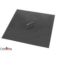 DECKEL für Feuerschale 71,5x71,5 cm - Schwarz, Metall (71.5/5/71.5cm) - Cook King