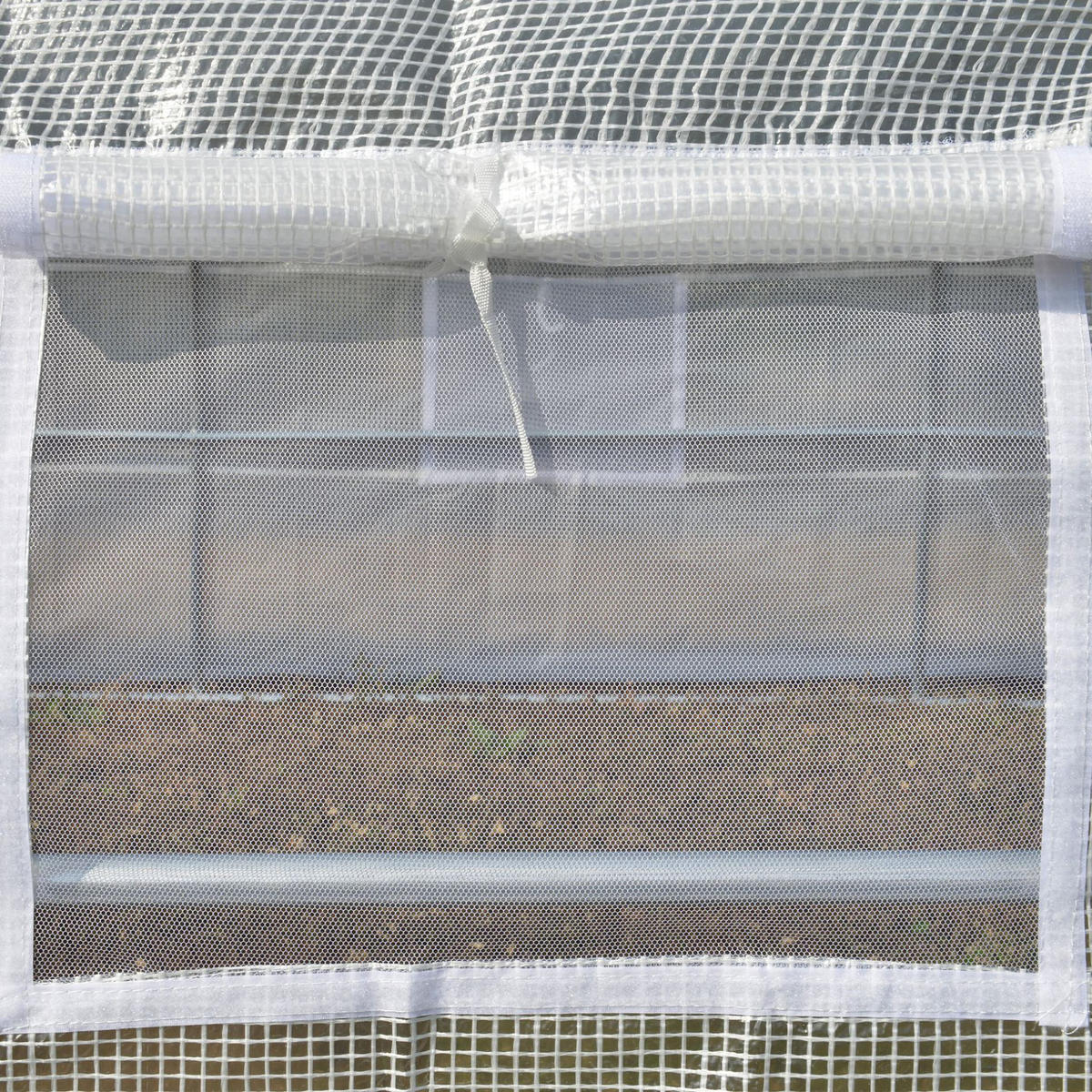 GEWÄCHSHAUS aus Stahl 3,97x3x2 m Weiß mit UV-Schutz - Weiß, Metall (300/200/397cm) - Modfu