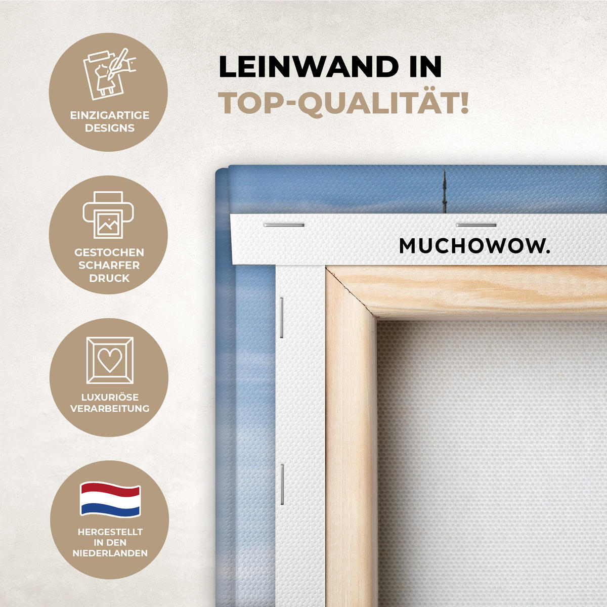 LEINWANDBILD New York - Freiheitsstatue - Wasser Room Decor 30x40 cm - Hellblau, Textil (30/40cm) - MuchoWow