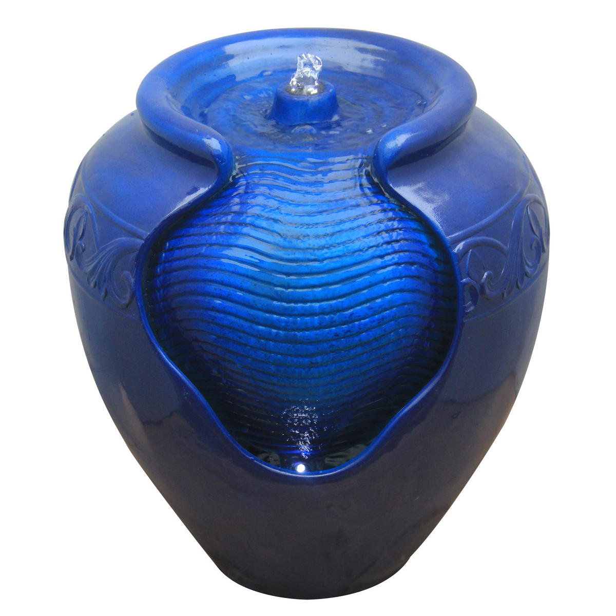 GARTENBRUNNEN Blau - Blau, Kunststoff (43/39/43cm) - Teamson Home