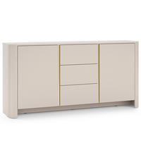 SIDEBOARD AVORIO 168/84/39cm mit 3 Schubladen 2 Türen Kaschmir - Kaschmir, Holzwerkstoff (168/84/39cm) - MASSENO