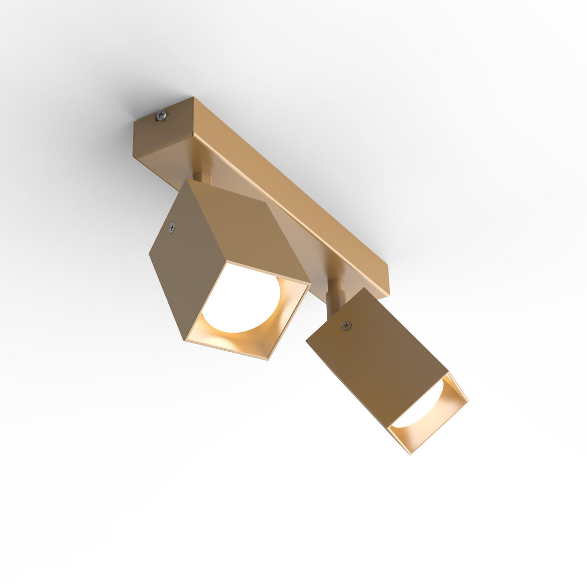 DECKENLEUCHTE - Goldfarben, Metall (6/27/18cm) - Lumicom