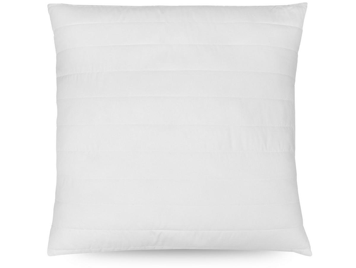 KOPFKISSEN, 80x80 cm, 100% Polyester, Weiß - Weiß, Textil (80/80cm) - Zollner