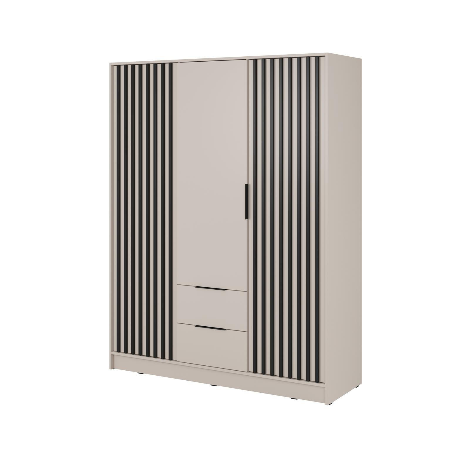 Bettso Kleiderschrank Kaschmir 155x200x51 cm