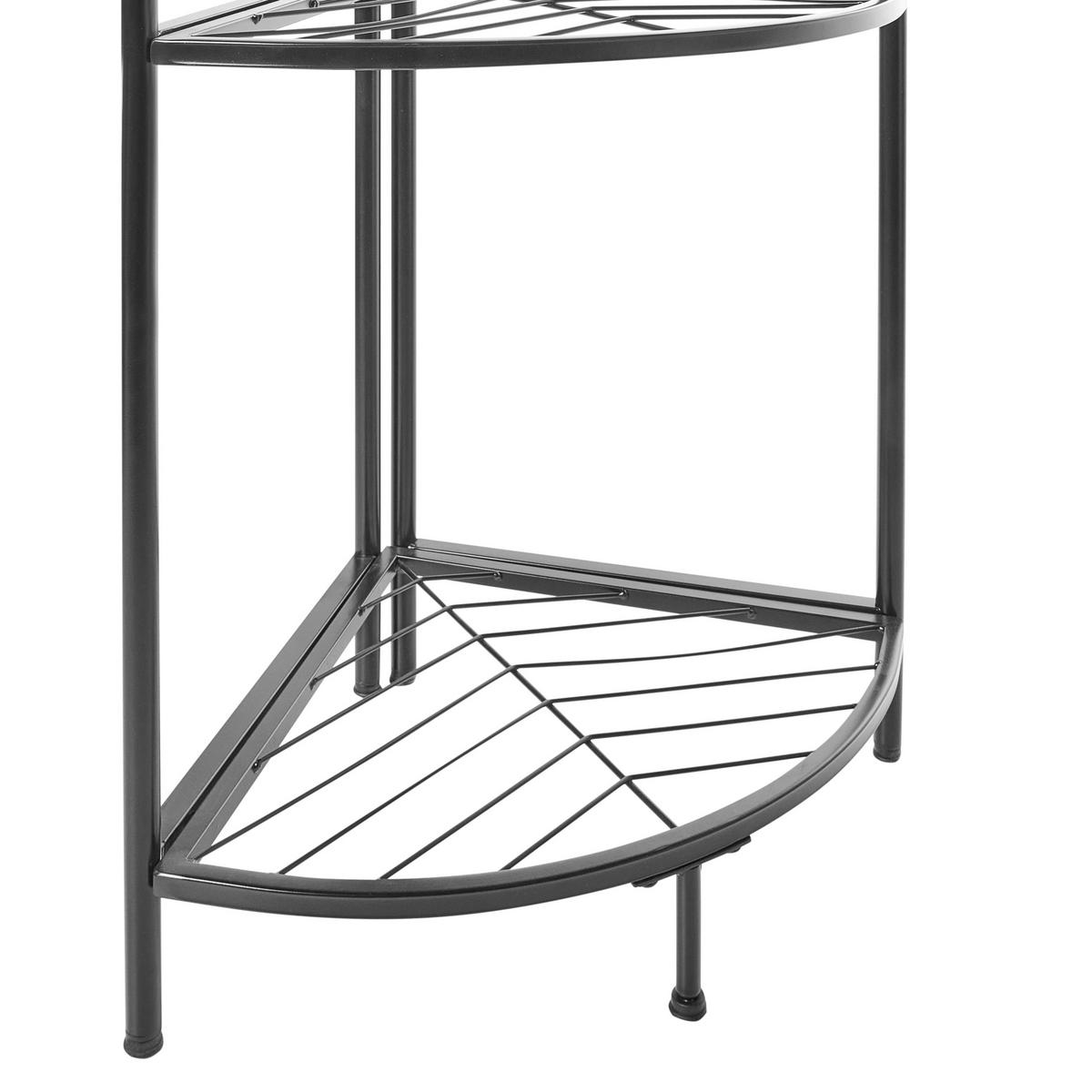 CUIER DE COLȚ negru Lawton - negru, metal (53/160/37cm) - Beliani