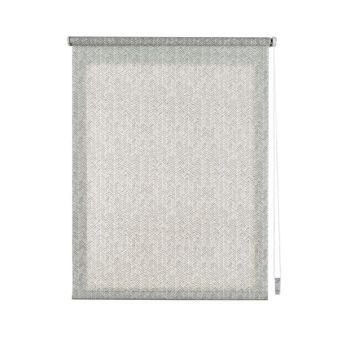 ROLLO Natürlich Grau, 90 cm x 180 cm - Grau, Kunststoff (90/180cm) - STORESDECO