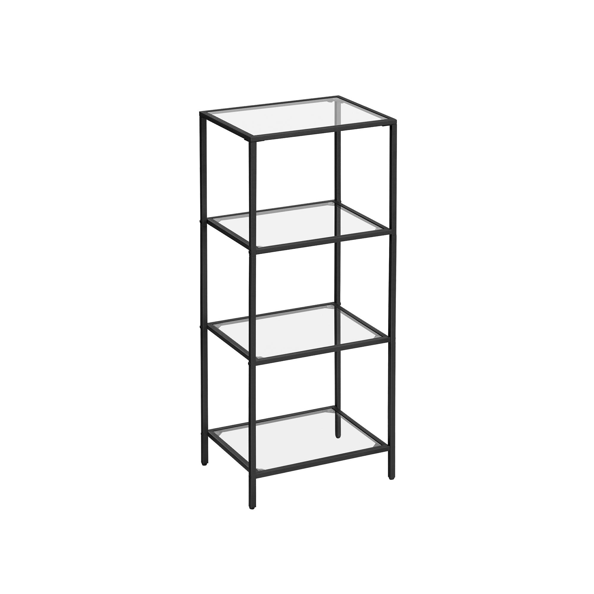 Hansiro Standregal Schwarz 30x95x40 cm