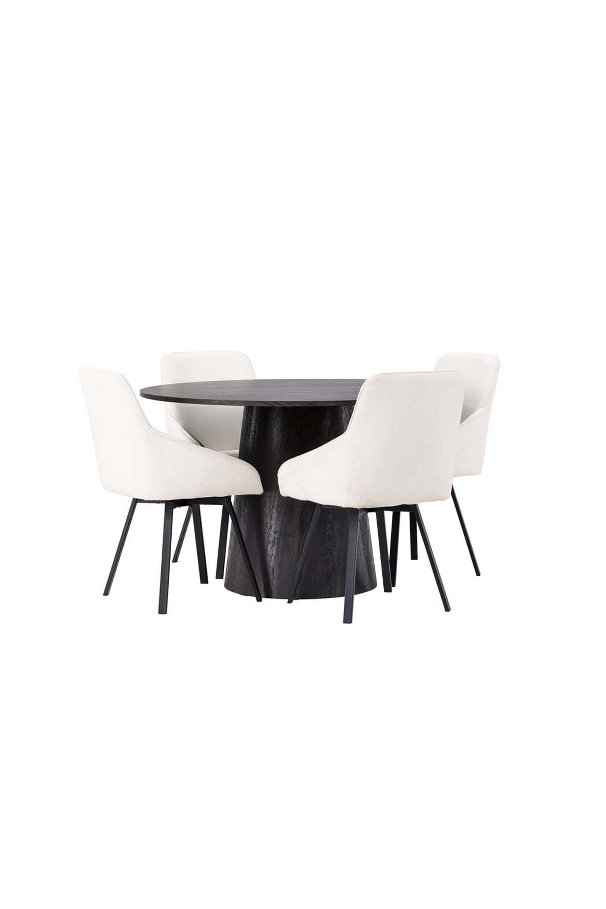 TISCHGRUPPE Mocca - Braun, Holzwerkstoff (120/75/120cm) - ebuy24