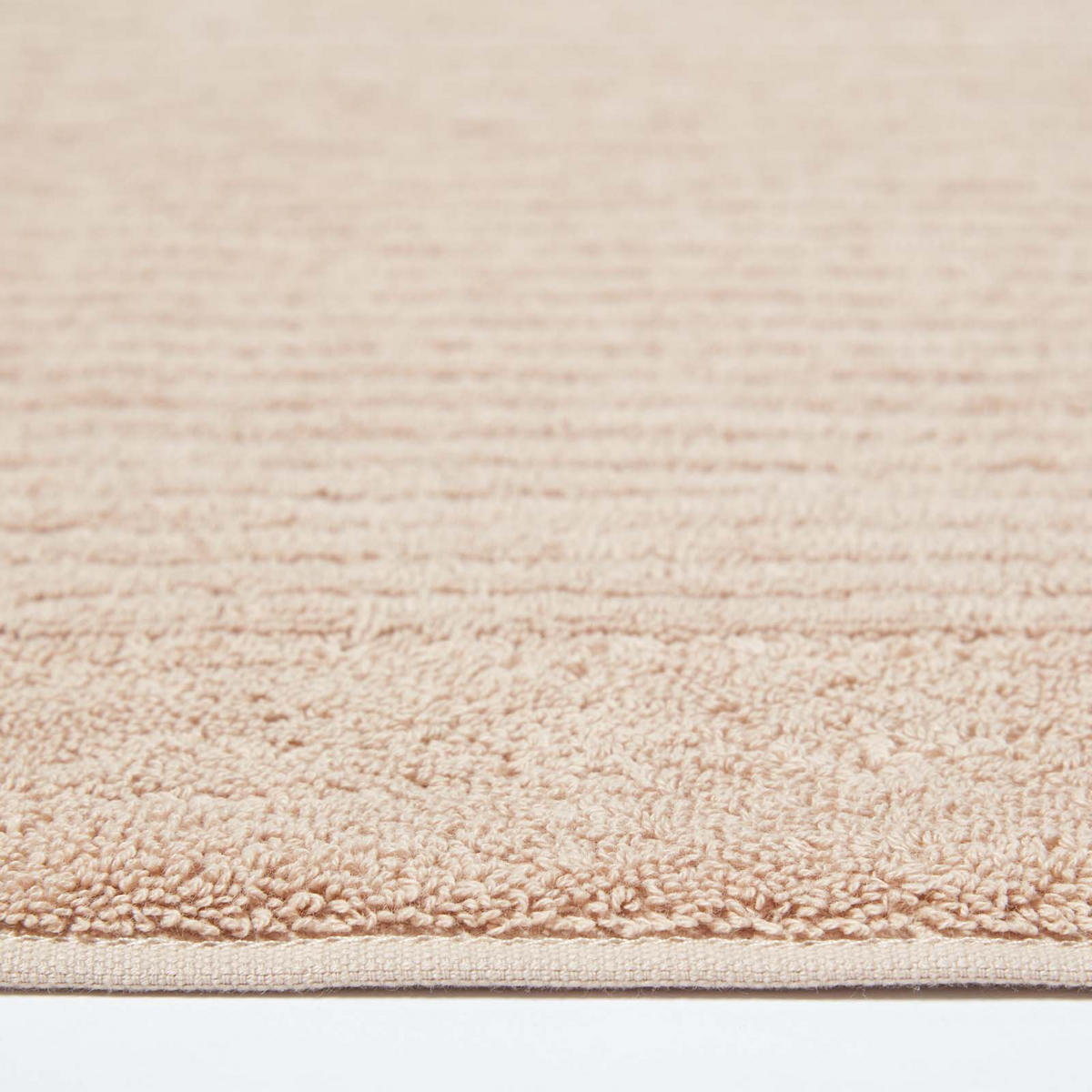 BADEMATTE Imperial 50/80 cm, Baumwolle - Beige, Textil (50/80cm) - Homescapes