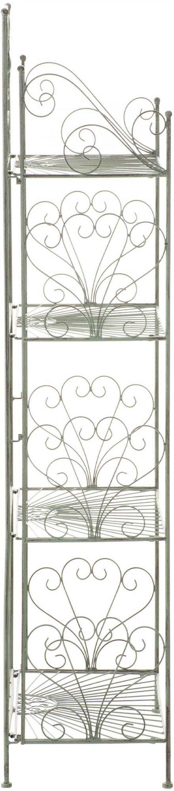 STANDREGAL Metall Antik-Grün - Grün, Metall (61.5/153/33cm) - CLP