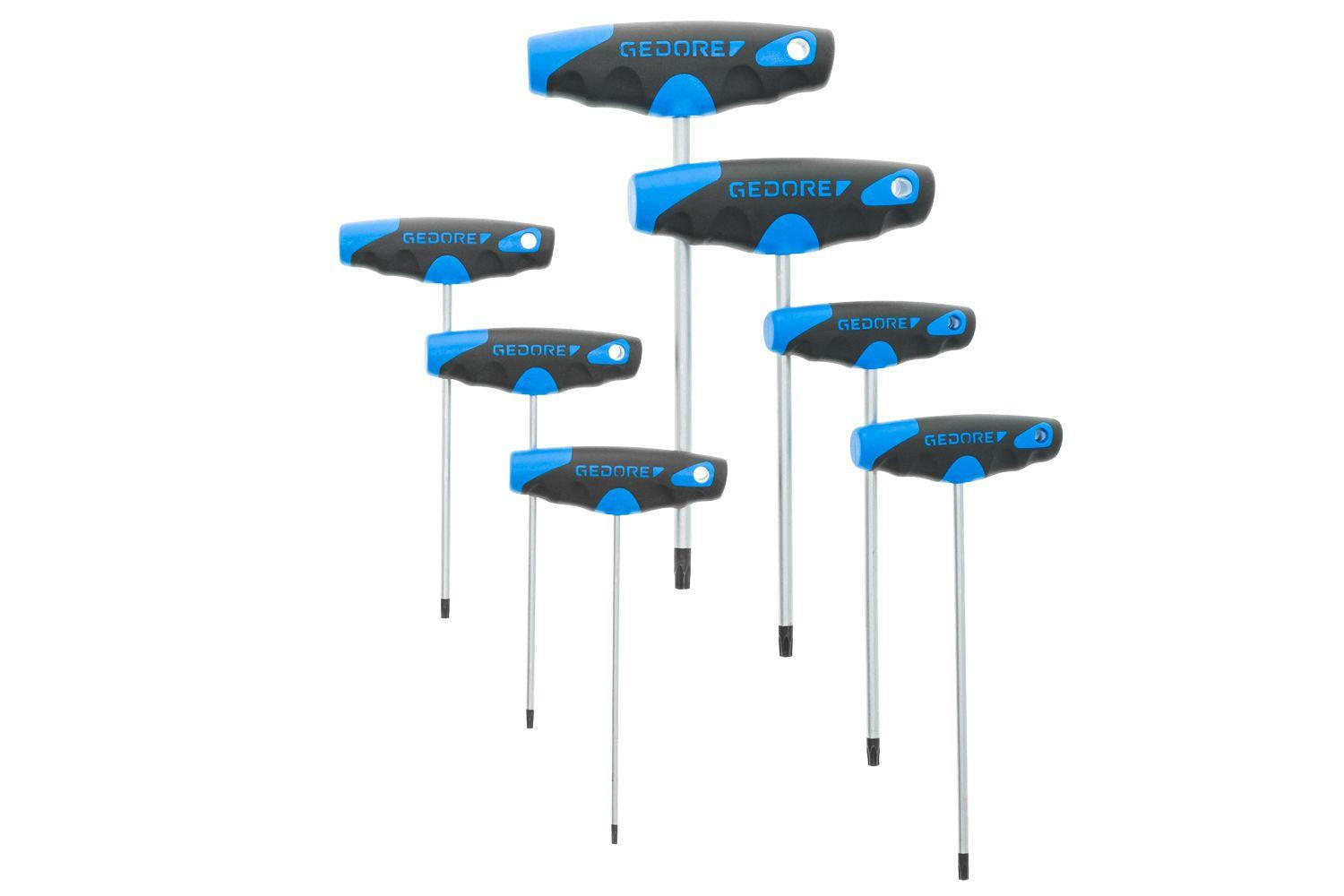 2142 TX-007 SCHRAUBENDREHER-SATZ 7-TEILIG TX - Multicolor, Kunststoff/Metall (32/33cm) - Gedore