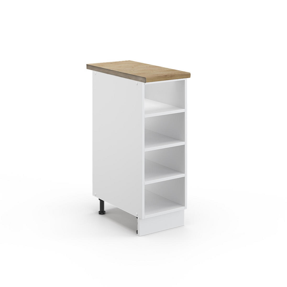 POLICE KUCHYŇ Fame-Line Bílá - bílá, kompozitní dřevo (30/82/60cm) - Vicco