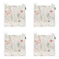 SITZKISSEN Eco-line - Beige - 40/40/4,5 cm - 4er-Set - Beige, Textil (40/4/40cm) - Madison