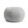 OUTDOOR POUF Der Kugelige - Hellgrau, Textil (60/40/60cm) - Mokebo