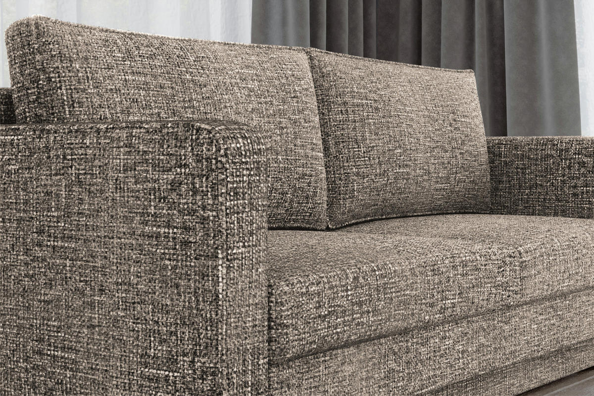 SCHLAFSOFA - Marbella - Hellbraun (IMO 15) - Braun, Holz (230/90/97cm) - Möblo