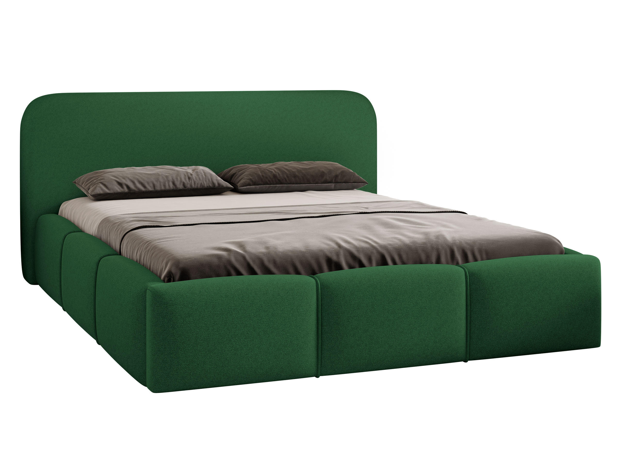 PAT TAPITAT Stokre - verde smarald/culoare naturală, material plastic/material textil (140/200cm) - MIRJAN24