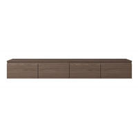 TV-LOWBOARD Bemmi Walnuss Wisconsin 200 cm - Dunkelbraun, Holzwerkstoff (200/28.4/31.8cm) - Selsey