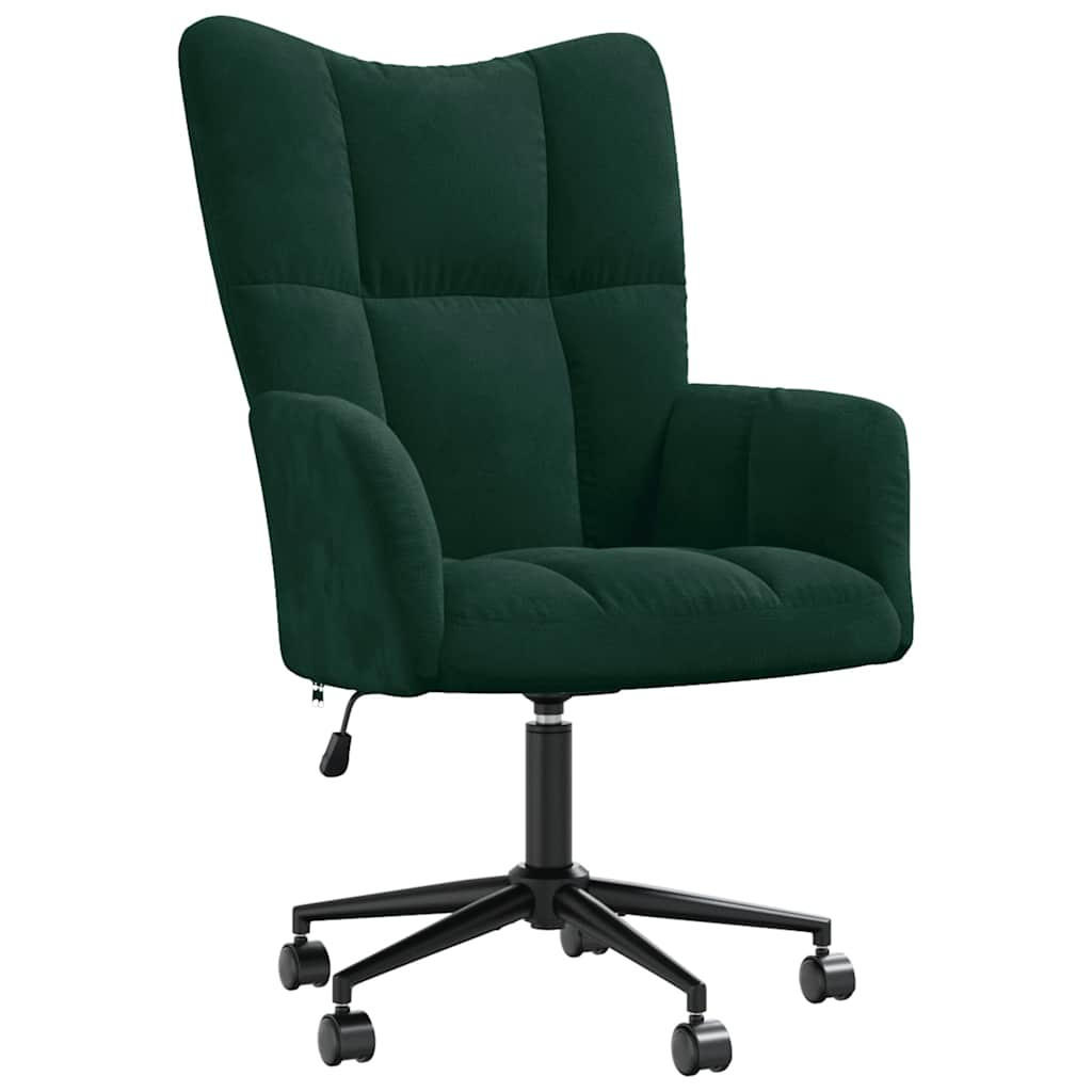 vidaXL Relaxsessel Dunkelgrün 69x102x61.5 cm