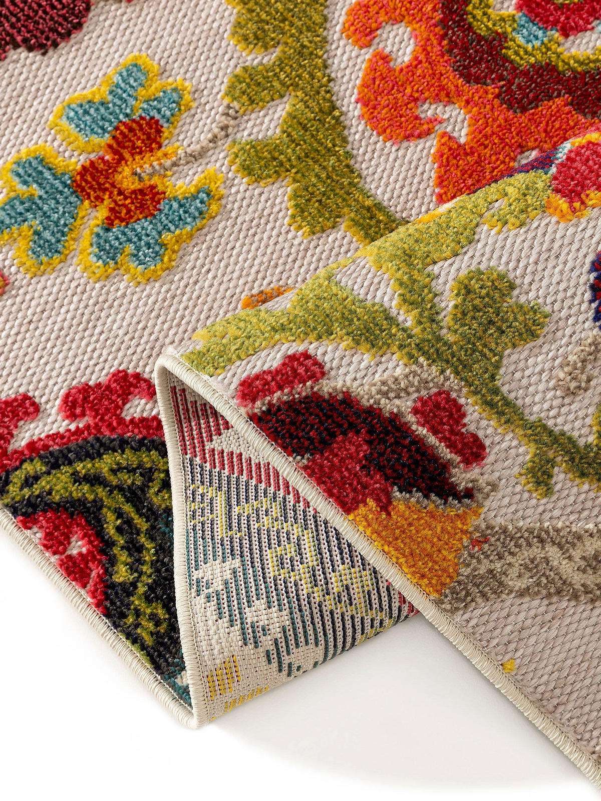 OUTDOOR-TEPPICH Noelia 200/290 cm - Multicolor, Kunststoff (200/290cm) - benuta Nest