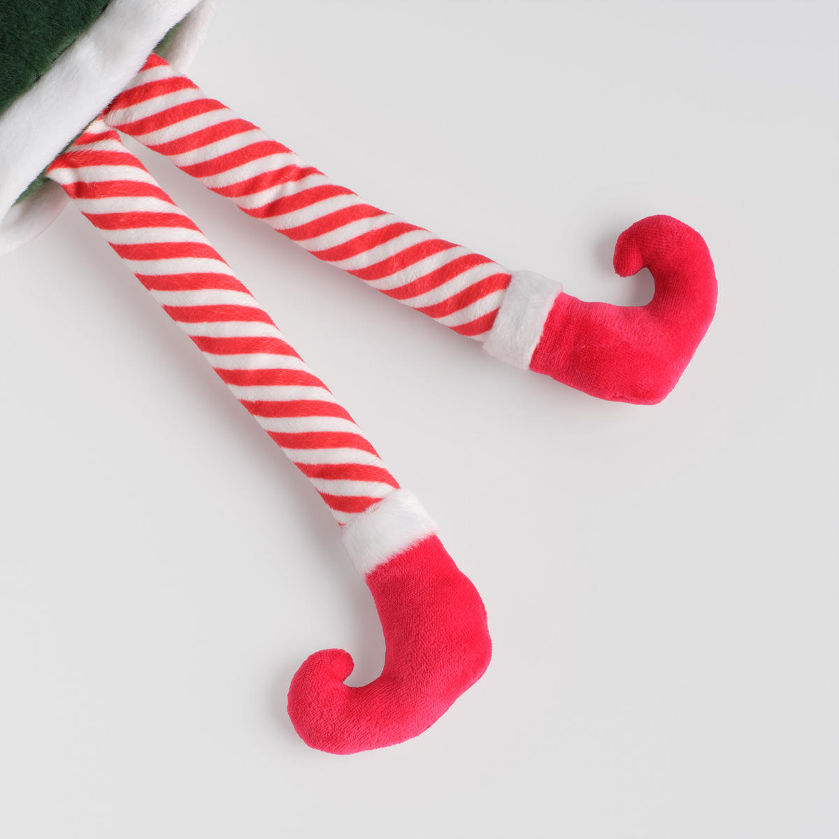 KUSCHELTIER Weihnachten Elfi, 40x11x7cm - Grün, Textil (7.5/40/11cm) - home&you