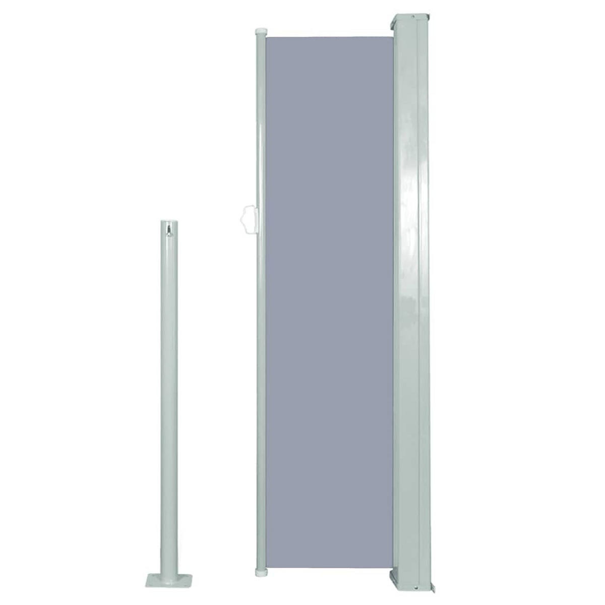 AUSZIEHBARE Seitenmarkise 120x300 cm Grau - Grau, Textil (3/120/300cm) - furnicato