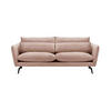 DREISITZER-SOFA Layla-Velluto 14 - Lila, Holz/Textil (237/95/98cm)