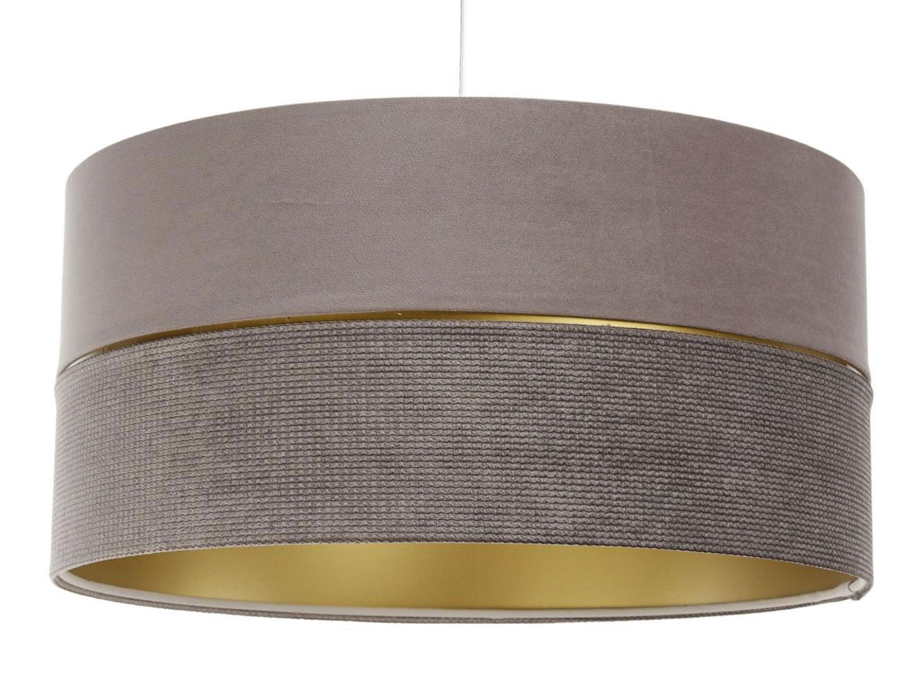 HÄNGELEUCHTE Gold 60/30 cm - Goldfarben/Braun, Kunststoff (60/1/30cm) - ONZENO