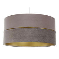HÄNGELEUCHTE Gold 60/30 cm - Goldfarben/Braun, Kunststoff (60/1/30cm) - ONZENO
