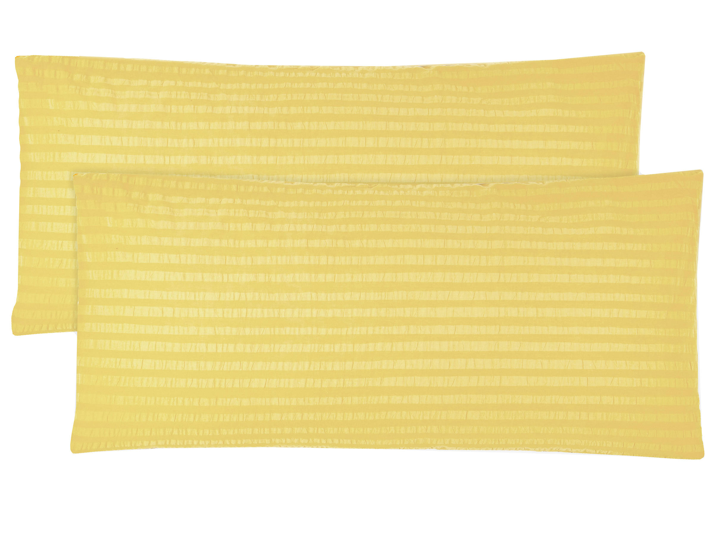 KISSENBEZUG, 2er-Set, 40x80 cm, 100% Baumwolle, Gelb - Goldfarben, Textil (40/80cm) - Zollner