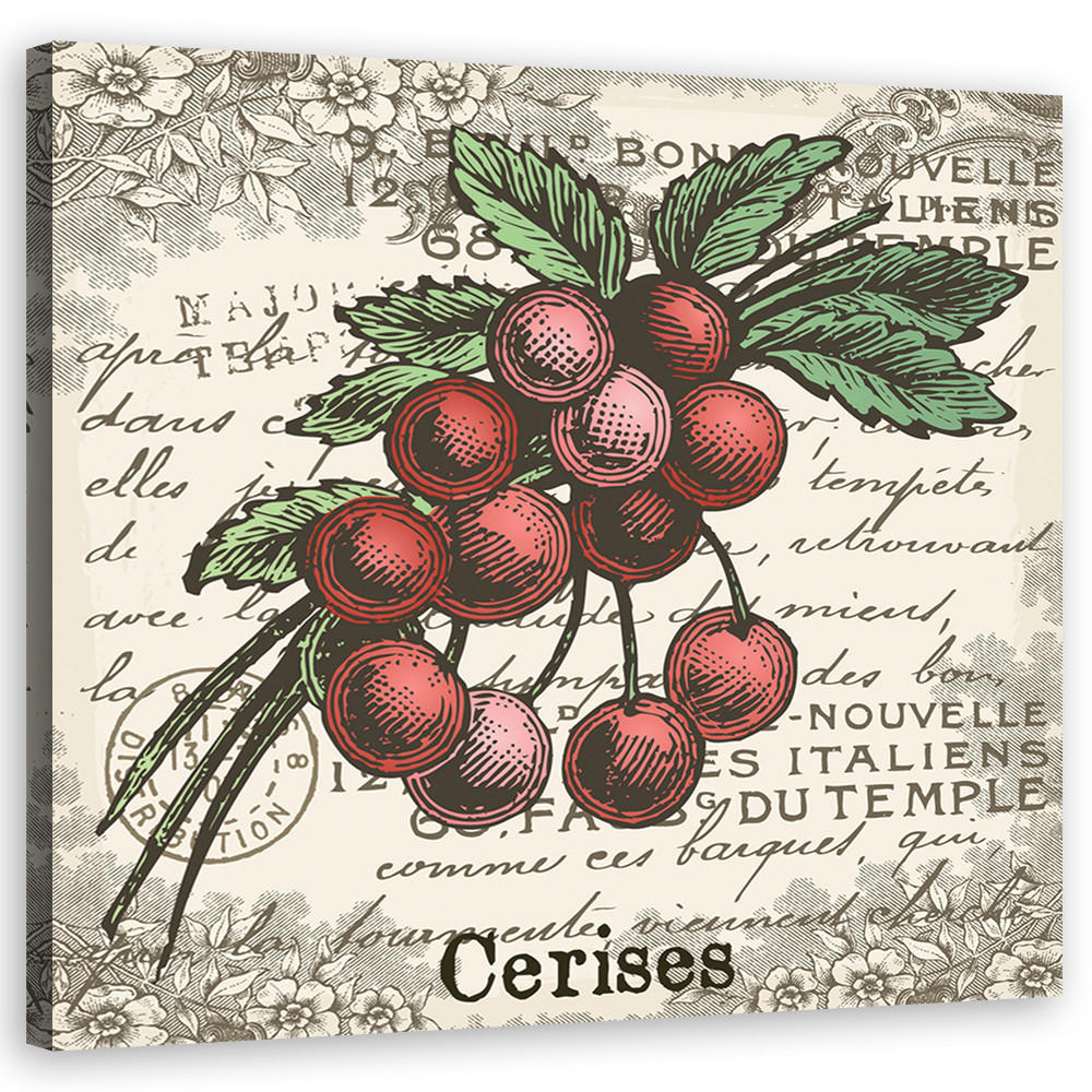Feeby Wandbild Rot 40x40 cm