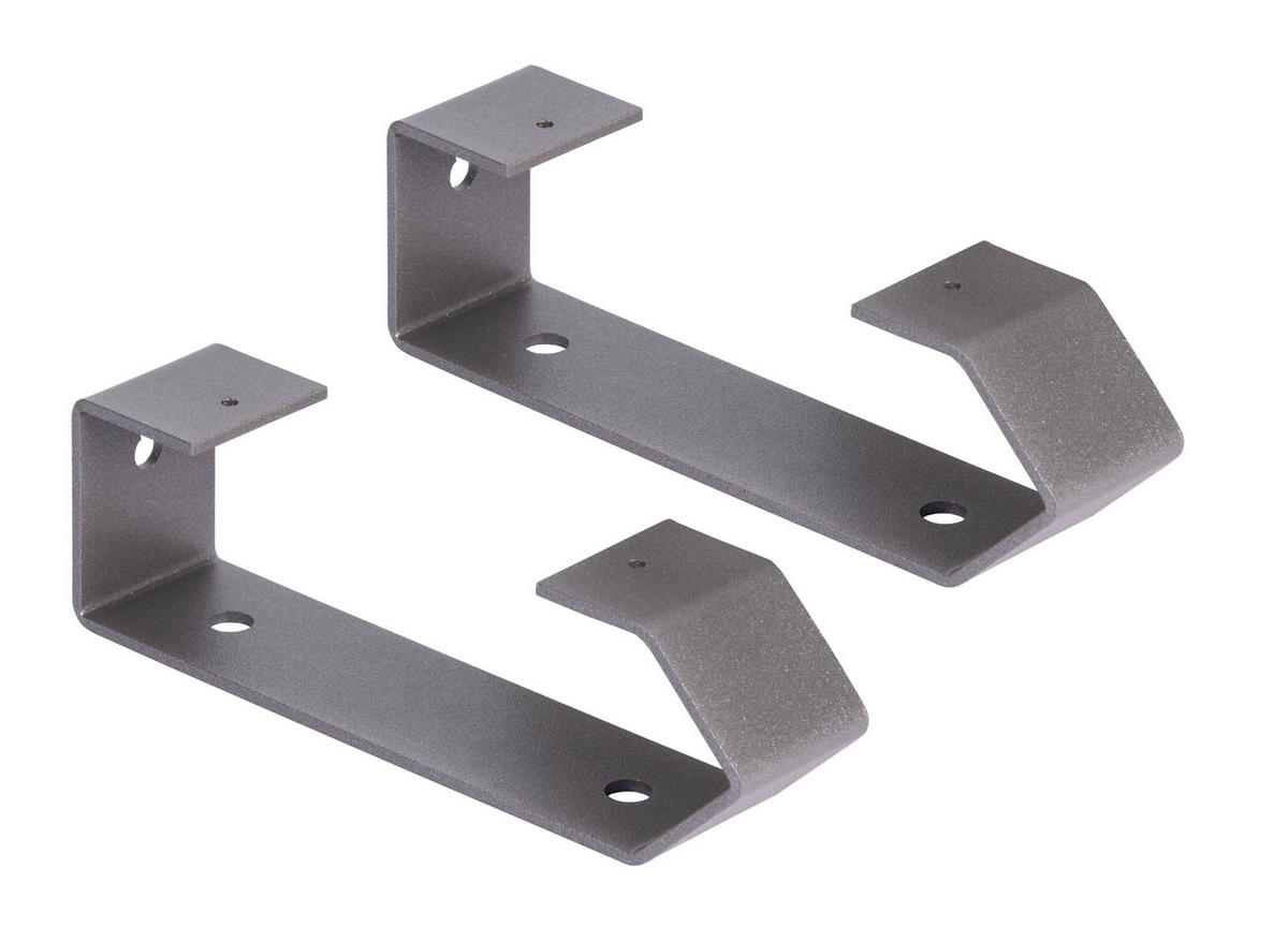 REGALTRÄGER als 2er Set Pia, Stahl in verschiedenen Trendfarben - Anthrazit, Metall (4.5/6/20.5cm) - Alberts