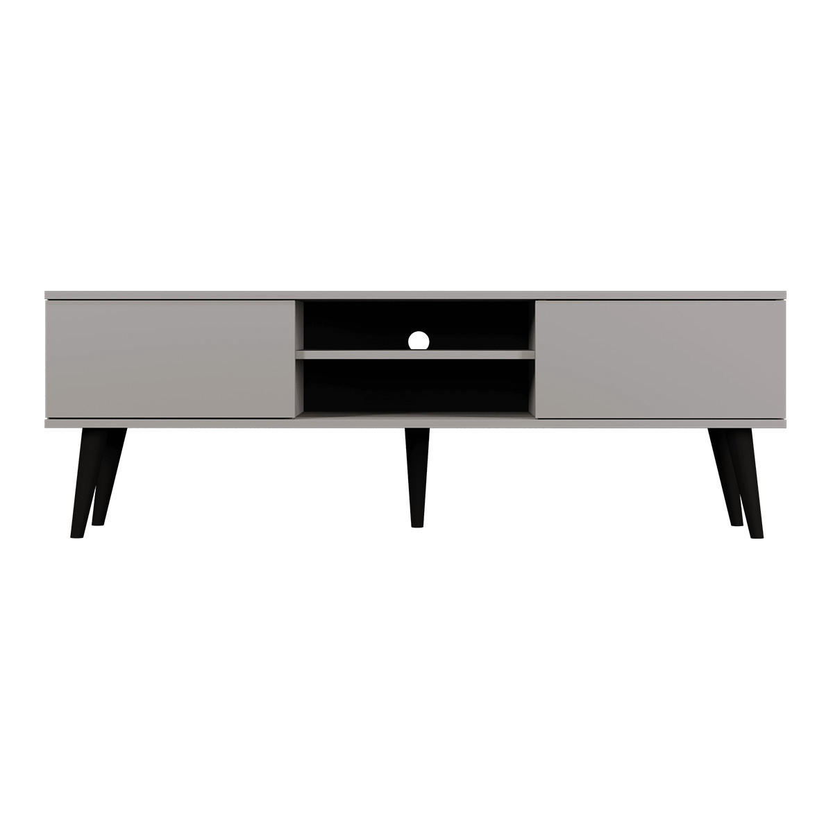 TV-MÖBEL Toronto Grau - Grau, Holzwerkstoff (160/55/35cm) - Petits-meubles