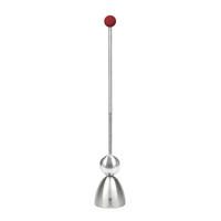 EIERSCHALENSOLLBRUCHVERURSACHER Clack Xmas Edition, Silikonkugel Rot - Rot, Metall (4.5/29.5/4.5cm) - Take2