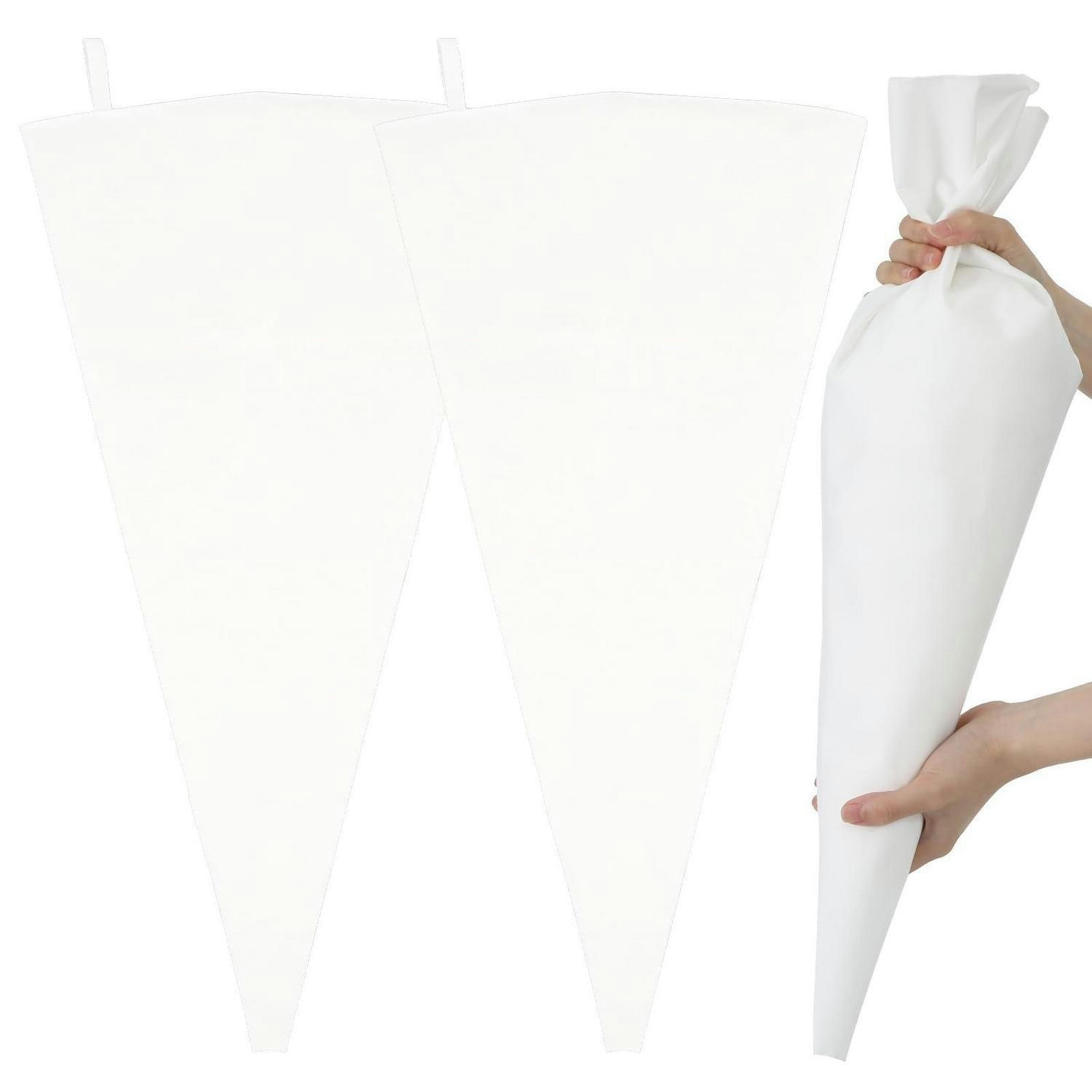 SPRITZBEUTEL 2-teiliges Set Stoff Weiß - Weiß, Textil (60/32/60cm)
