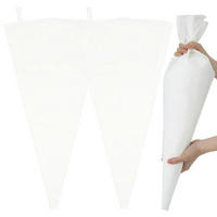 SPRITZBEUTEL 2-teiliges Set Stoff Weiß - Weiß, Textil (60/32/60cm)