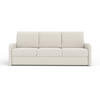 3-SITZER SOFA BIANCO 215 cm breit in Stoff Creme - Creme, Holzwerkstoff/Textil (215/90/92cm) - Deine Möbel 24
