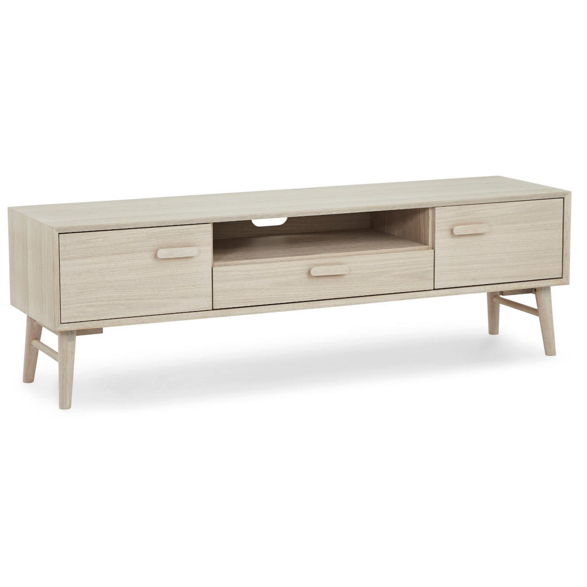 TV-ELEMENT Eiche massiv - Eichefarben, Holz/Holzwerkstoff (160/50/42cm) - Furnhouse