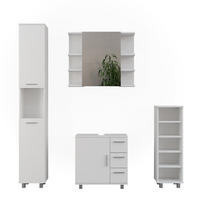 KOUPELNOVÝ NÁBYTEK Ilias Bílá - bílá, kompozitní dřevo (60.2/60.8/33cm) - Vicco